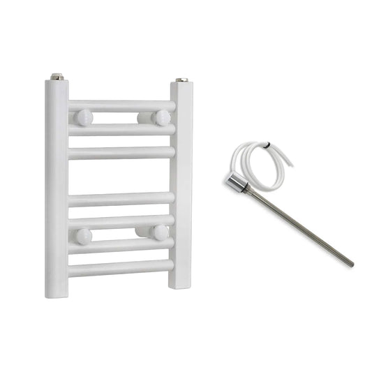 300mm Wide Electric Towel Radiator White