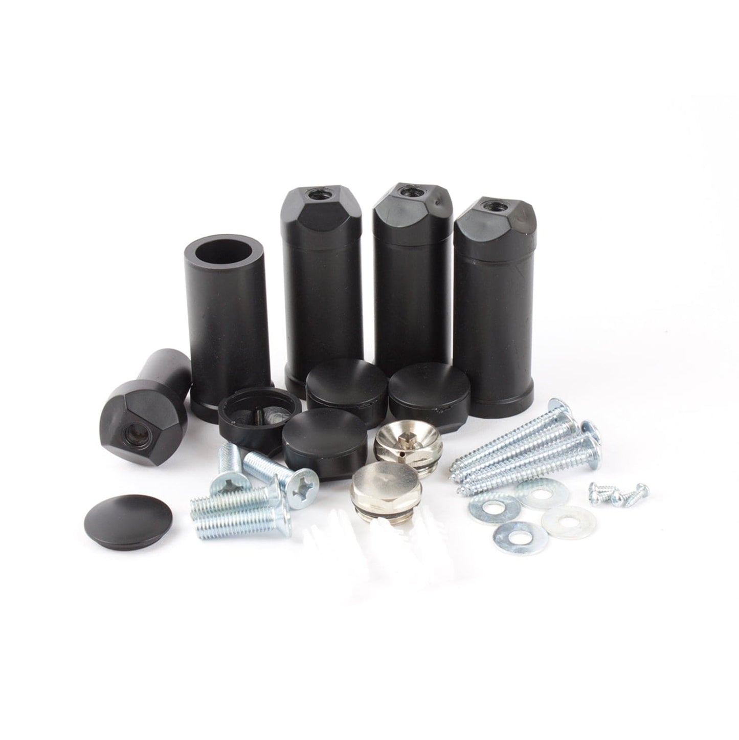 1000x400mm Dual Fuel Flat Black Heated Towel Rail Radiator