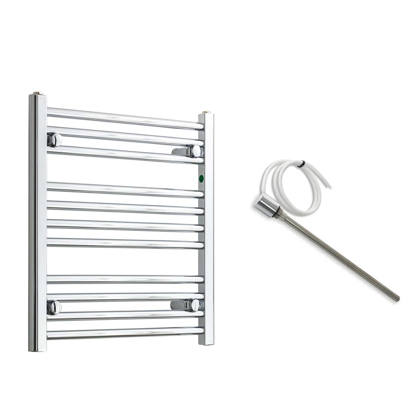 500mm Wide Electric Towel Radiator Chrome