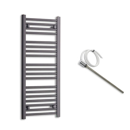 400mm Wide Electric Towel Radiator Black