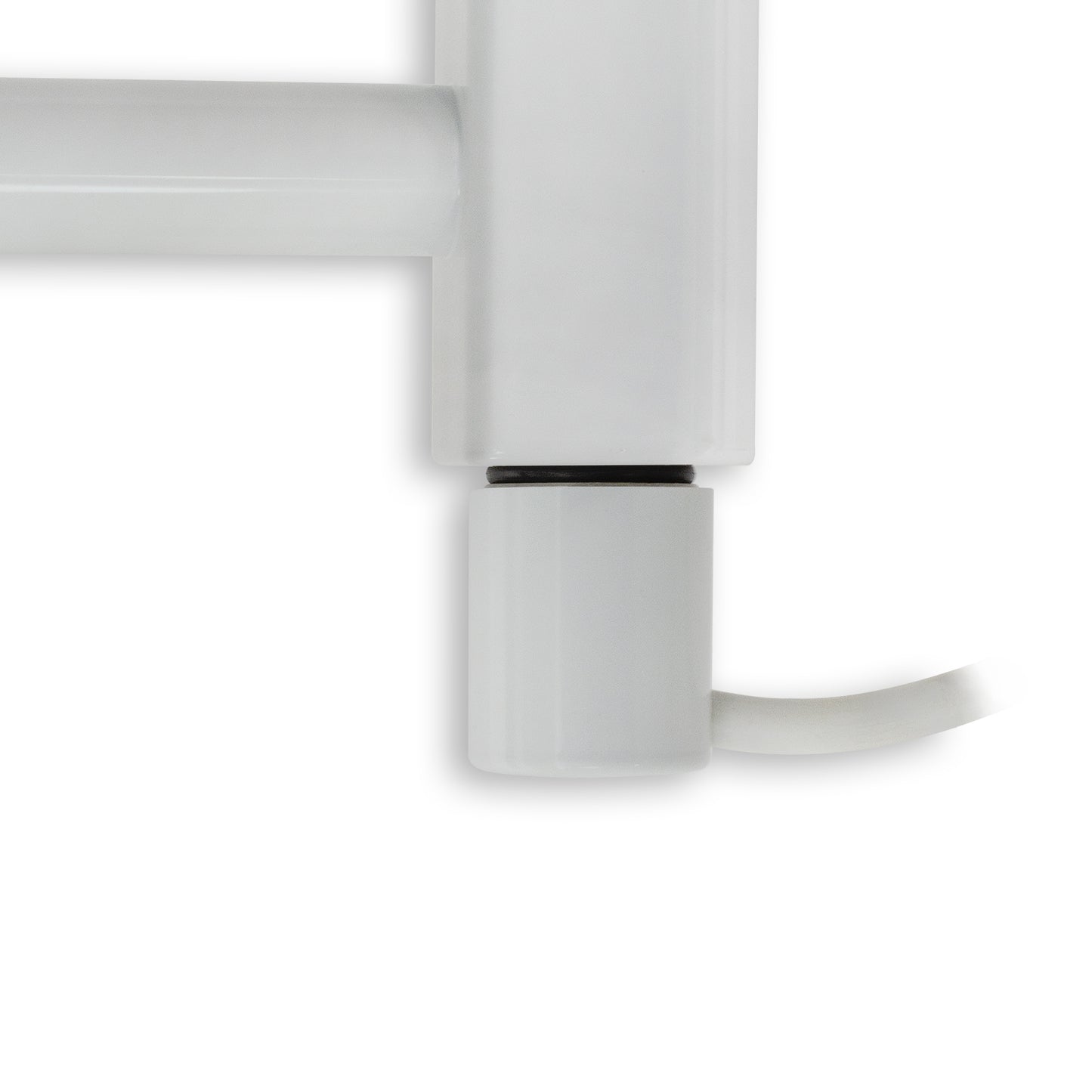 Thermostatic LST Heating Element for Towel Radiators | Safe Touch | UK in White Finish