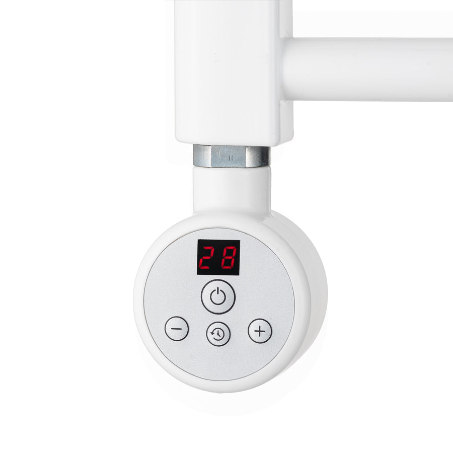 Ecoradco Sun Digital Element - Digital Towel Radiator Control Unit in White Finish