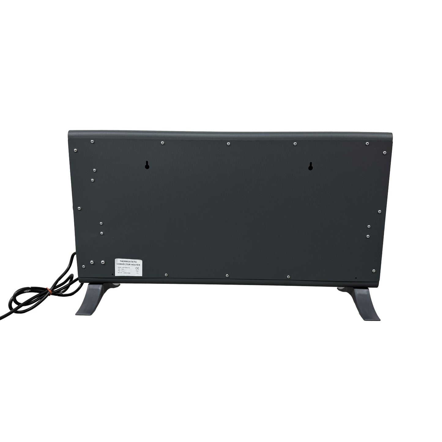 Ecoradco Convector Electric Radiator With Thermostatic Control - Rear View