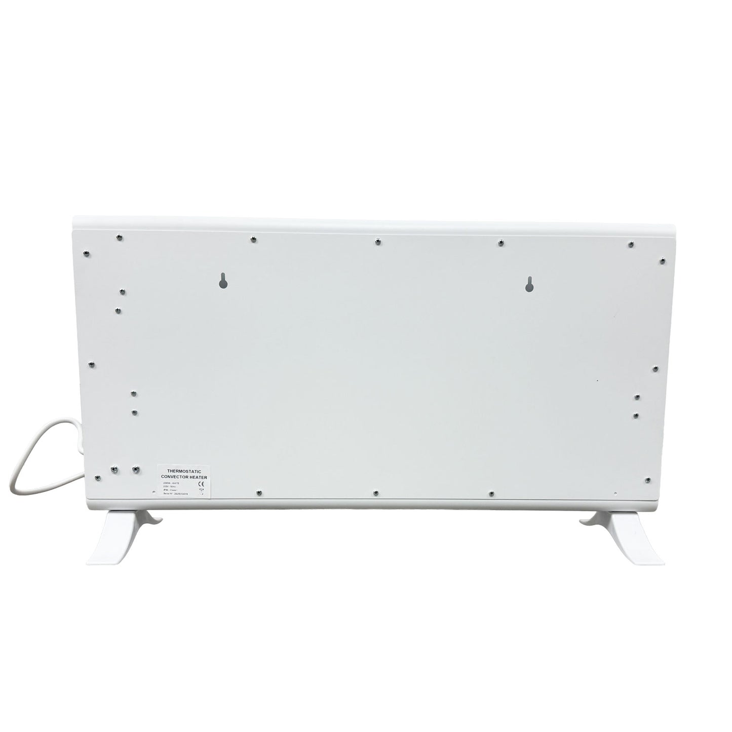 Ecoradco Convector Electric Radiator With Thermostatic Control - Multiple Rear Views